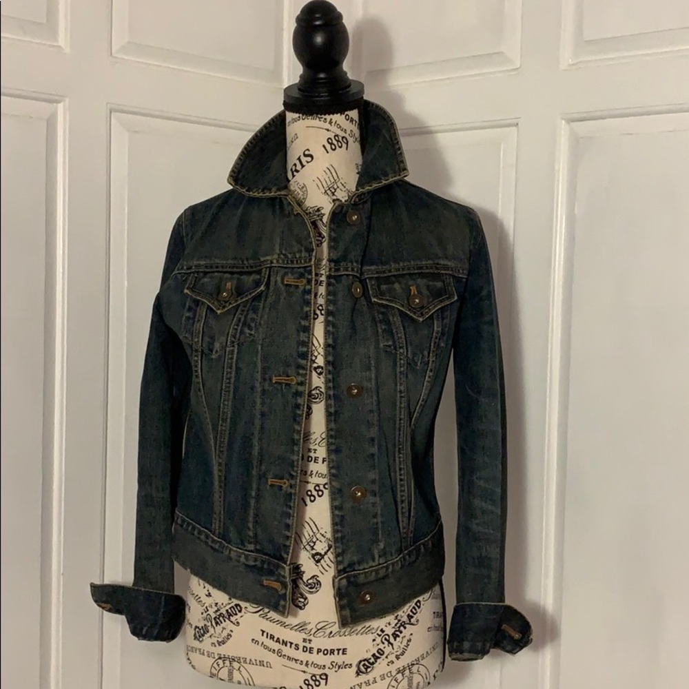 GAP DARK WASH JEAN JACKET